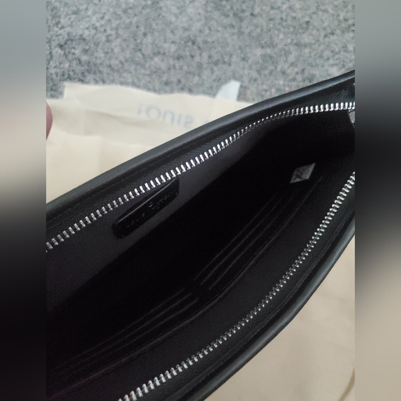 New Black Embossed Clutch 10.5 X 8 - Picture 2 of 4